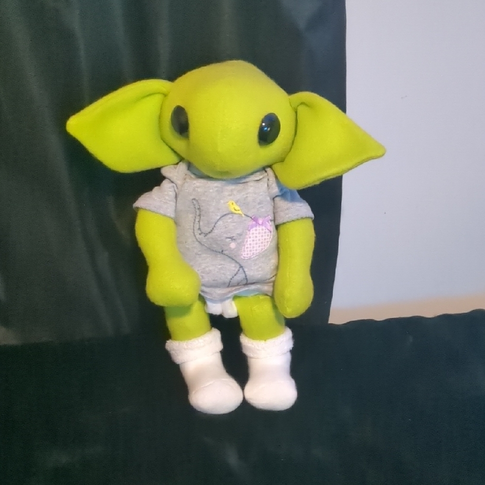 Ooak Alien Cloth Baby Doll